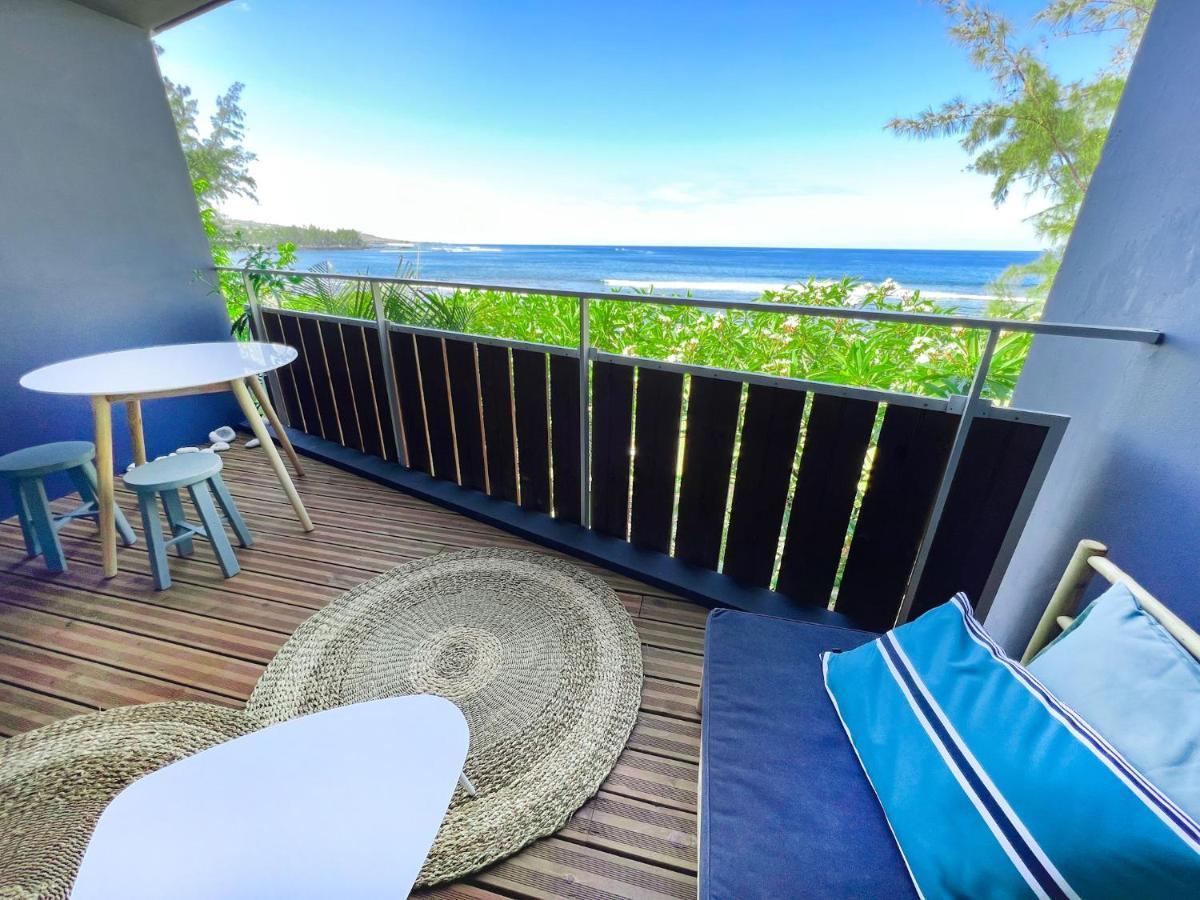 Le Petrel Bleu - Appartement Sur La Plage Des Tortues A 생뢰 외부 사진