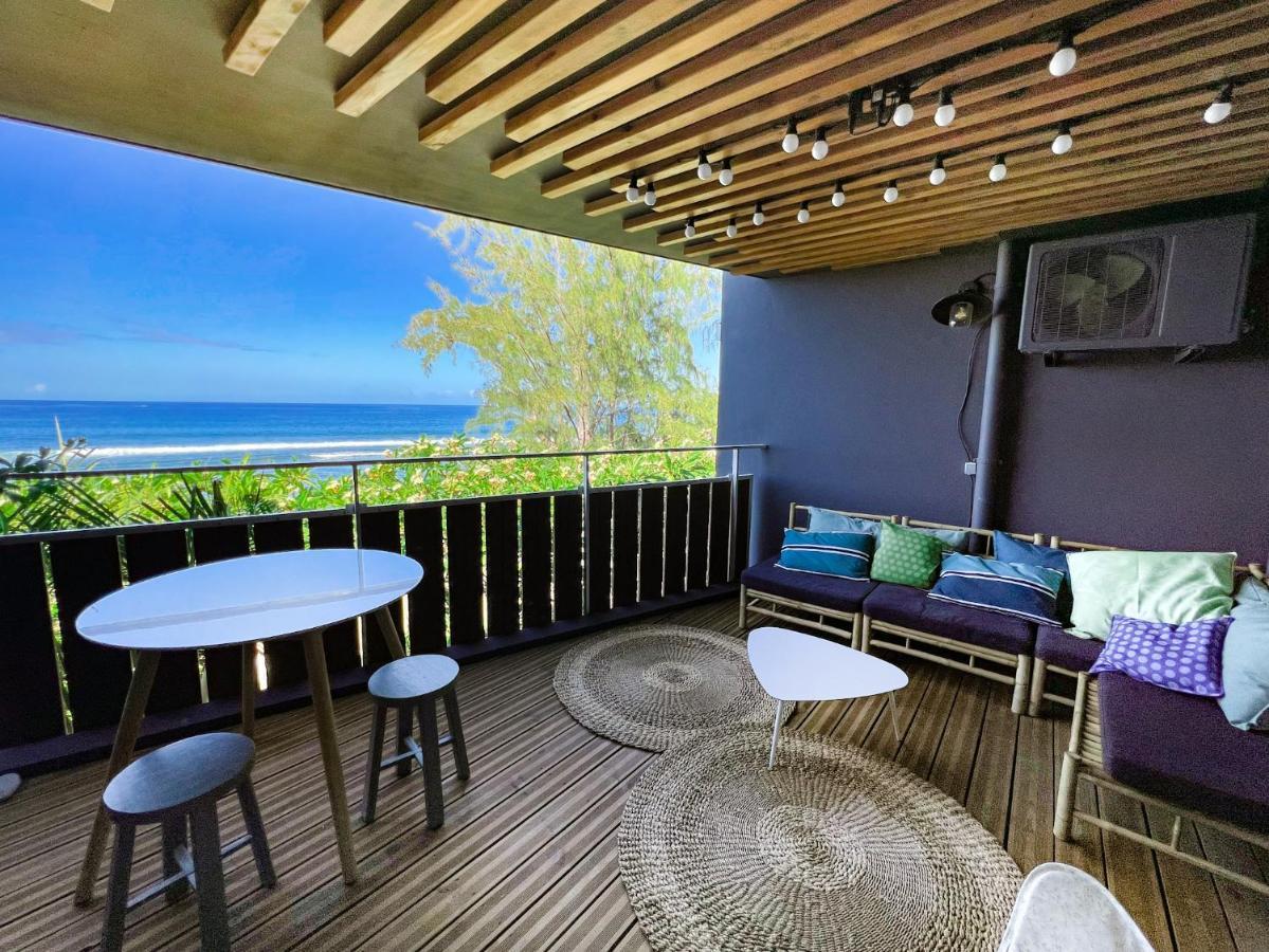 Le Petrel Bleu - Appartement Sur La Plage Des Tortues A 생뢰 외부 사진