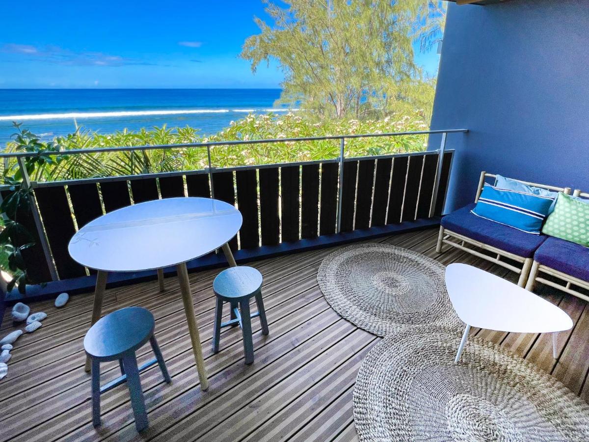 Le Petrel Bleu - Appartement Sur La Plage Des Tortues A 생뢰 외부 사진